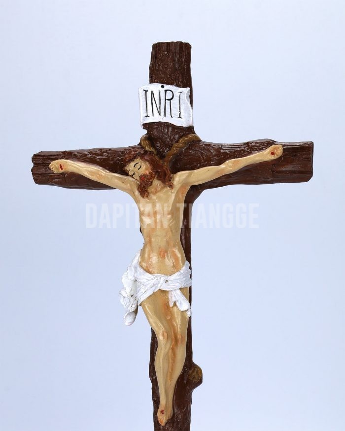 Dapitan Tiangge 15” Jesus Nailed on the Cross Crucifix Home Decor