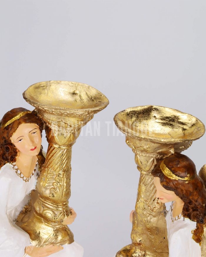 Dapitan Tiangge 2pc Guardian Angels Candle Holder Home Decor