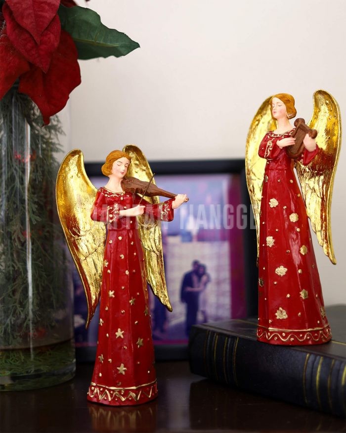 Dapitan Tiangge 2pc Orchestra Angels Red Home Decor