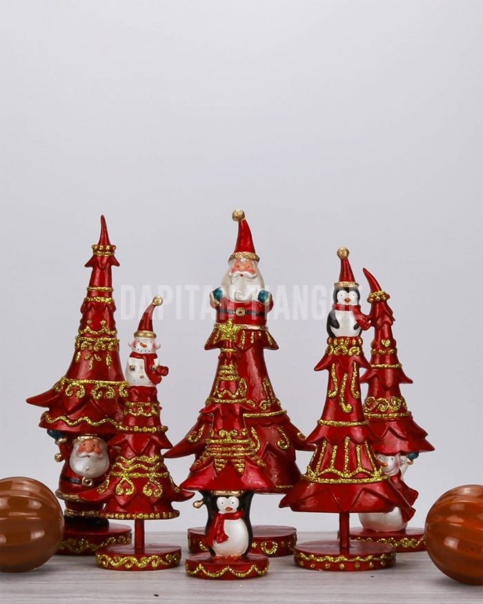 Dapitan Tiangge 6pc Tabletop Christmas Tree Set