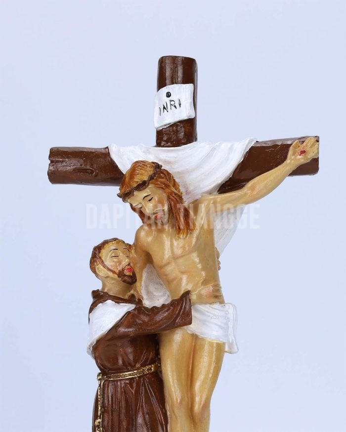 Dapitan Tiangge Priest Holding Jesus Crucifix Home Decor