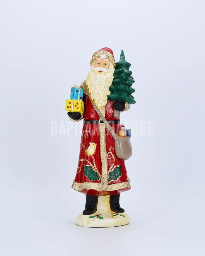 Dapitan Tiangge Santa Carrying Gifts and Christmas Tree Decor