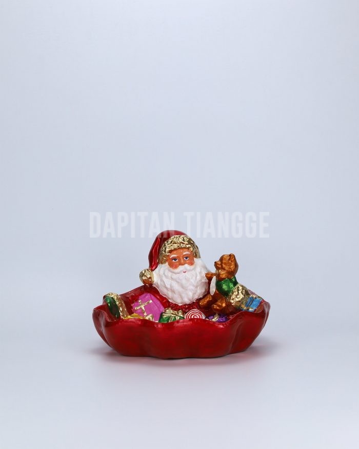 Dapitan Tiangge Santa Claus Candy Bowl Christmas Decor