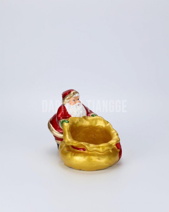 Santa Claus Gift Sack Candy Bowl