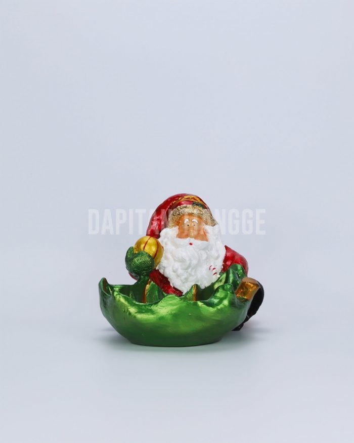Dapitan Tiangge Santa Claus Leaf Bag Candy Bowl Christmas Decor
