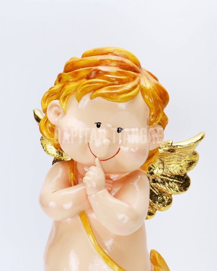 Dapitan Tiangge Standing Happy Cherub Angel Figurine Home Decor