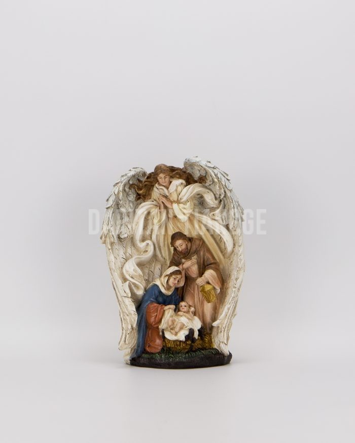 The Holy Family with Guardian Angel